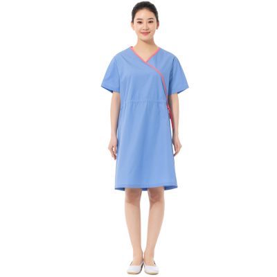 100% cotton hospital gown non-disposable (2)