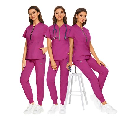 Classic uniform style women’s scrub (3)