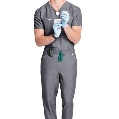 Fashion design medical men’s scrub (5)