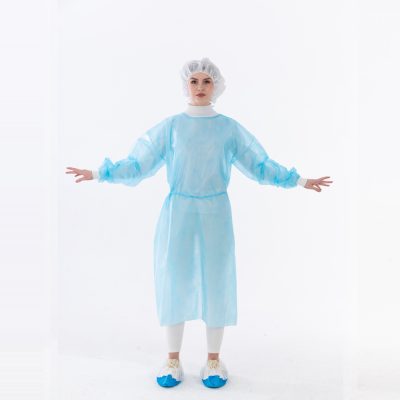 Professional custom solid color isolation gown (1)